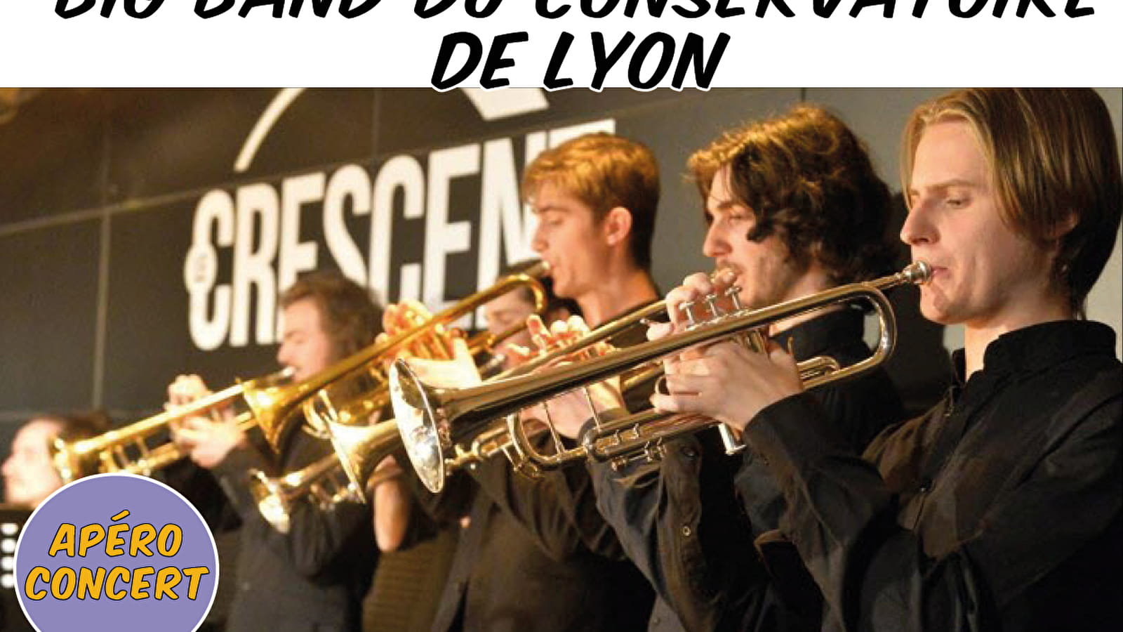 Apéro concert / Lyon Conservatoire Big Band - Jazz / Lokaal podium