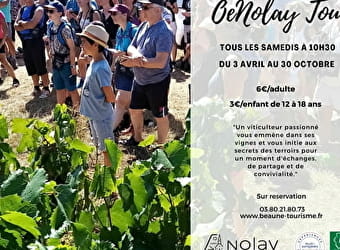 OeNolay tour - Coeur des Hautes Côtes de Beaune - NOLAY