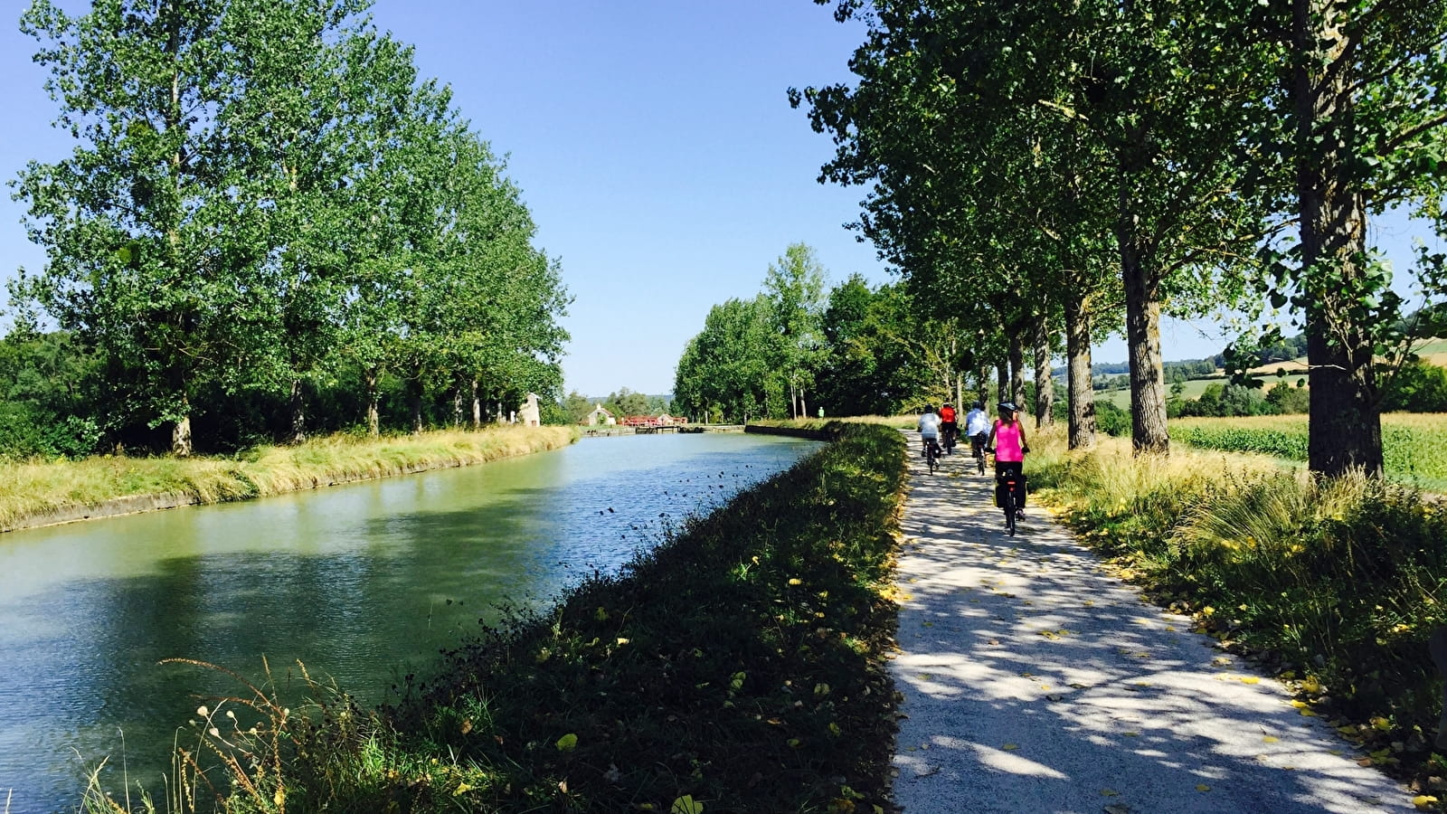 Een dag op de fiets - Langs het kanaal van Bourgondië