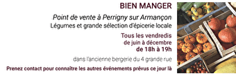 Groenteverkooppunt en plaatselijke kruidenierswinkel 'Terre d'Isis' - Perrigny-sur-Armançon - PERRIGNY-SUR-ARMANCON