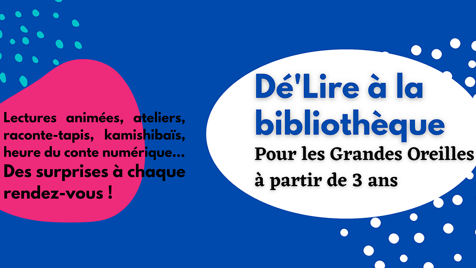 Dé'Lire in de bibliotheek voor Grandes Oreilles (Jacques-Lacarrière)