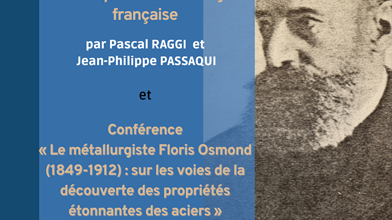 Presentatie van de Dictionnaire de la sidérurgie française en lezing over F. Osmond