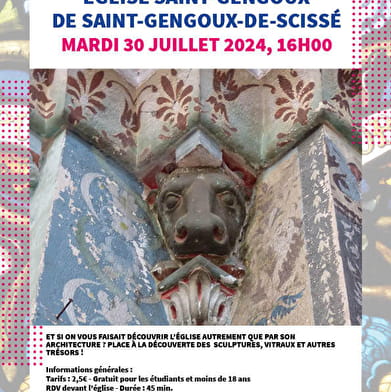 Rondleiding 'Kerkschatten': kerk Saint-Gengoux in Saint-Gengoux-de-Scissé