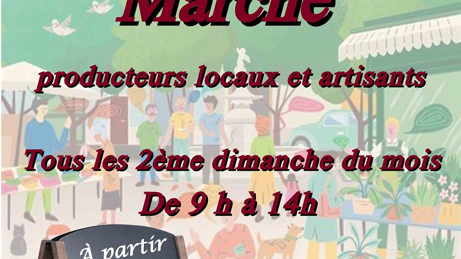 Marché mensuel de Fouvent-Saint-Andoche